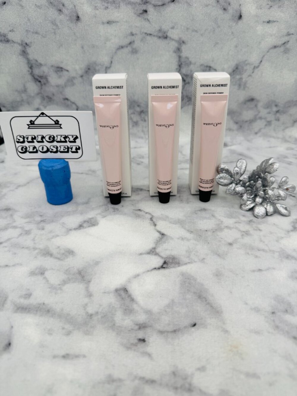Grown Alchemist Beauty Gift Set-Skin Defense Primer with Peptides-3pc-BOXED-NEW